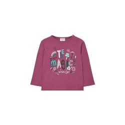 тениска,детски,тениски,boboli,knit,long,sleeve,t,shirt,raspberry,(pink)