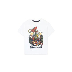 тениска,детски,тениски,boboli,knit,short,sleeve,t,shirt,white,(chemical,white)