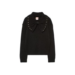 блуза,детски,блузи,boboli,knitwear,sweater,black,1,(black)