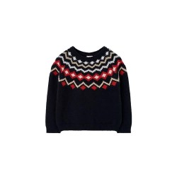 блуза,детски,блузи,boboli,knitwear,sweater,black,2,(black)