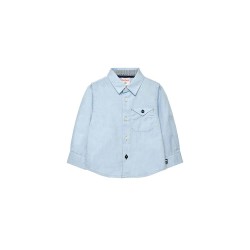 риза,с,дълъг,ръкав,детски,ризи,boboli,oxford,long,sleeve,shirt,darling,(blue)