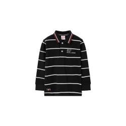 детски,блузи,с,яка,boboli,pique,long,sleeve,polo,multicolor,(black)