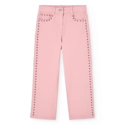 панталони,детски,панталони,boboli,stretch,twill,pants,pink,(blush)