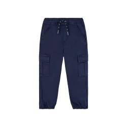Панталони Boboli Stretch Twill pants - Blue (Marine) панталони,детски,панталони,boboli,stretch,twill,pants,blue,(marine)