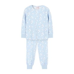 пижама,детски,пижами,boboli,velour,printed,pyjama,seagull,print,(blue)