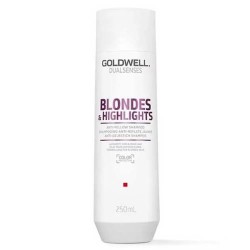 хигиена,коса,goldwell,blondes,&,highlights,anti,yellow,250ml,toning,shampoo,clear