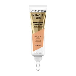 ексфолианти,max,factor,miracle,pure,skin,improving,24h,hydration,spf30,45,warm,almond,30ml,foundation