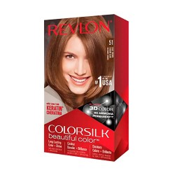 хигиена,коса,revlon,colorsilk,51,light,brown,hair,dyes,clear