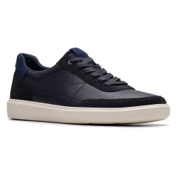 Обувки Clarks shoes Brodin Lo trainers - Blue (Navy Leather) обувки,мъжки,маратонки,дамски,маратонки,clarks,shoes,brodin,lo,trainers,blue,(navy,leather)