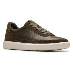 Обувки Clarks shoes Brodin Lo trainers - Brown (Olive Leather) обувки,мъжки,маратонки,дамски,маратонки,clarks,shoes,brodin,lo,trainers,brown,(olive,leather)