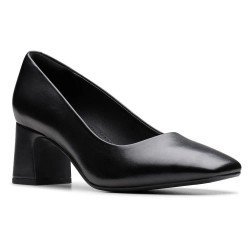 обувки,дамски,обувки,clarks,shoes,fernie,court,heel,shoes,black,(black,leather)