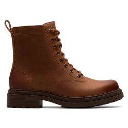 Обувки Clarks shoes Orinoco 3 Style booties - Brown (Walnut Leather) обувки,дамски,боти,дамски,високи,обувки,за,ходене,clarks,shoes,orinoco,3,style,booties,brown,(walnut,leather)