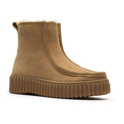 обувки,дамски,боти,дамски,високи,обувки,за,ходене,clarks,shoes,torhill,cozy,booties,light,tan