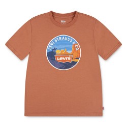 тениска,детски,тениски,levi´s,®,desert,trail,short,sleeve,t,shirt,mango,(brown)