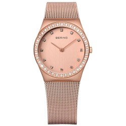 часовник,часовници,bering,12430,366,woman,watch,golden,(pink,pink)
