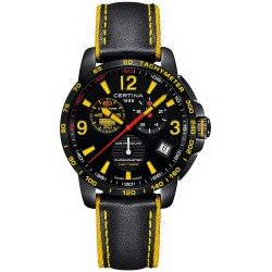 часовник,часовници,certina,c034453360571,watch,black,(black,leather,black)