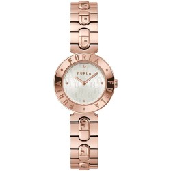 Часовник Furla WW00004008L3 woman watch - Golden (Pink / Grey) часовник,часовници,furla,ww00004008l3,woman,watch,golden,(pink,grey)