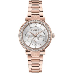 часовник,часовници,furla,ww00011007l3,watch,golden,(pink,grey)