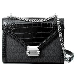 чанта,за,през,рамо,всички,чанти,michael,kors,35s5swhl6bbla,shoulder,bag,black,(black,canvas)