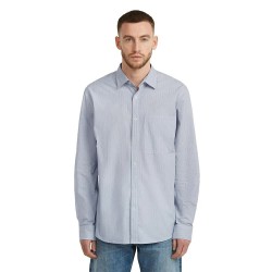 Риза с дълъг ръкав G-Star 1 Pocket Regular long sleeve shirt - Blue (Ash Blue Micro Stripe) риза,с,дълъг,ръкав,мъжки,ризи,g,star,1,pocket,regular,long,sleeve,shirt,blue,(ash,blue,micro,stripe)