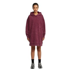 рокля,дамски,поли,и,рокли,g,star,a,line,hoded,long,sleeve,dress,pink,(maroon,smokey,gd)