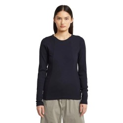 тениска,мъжки,тениски,дамски,тениски,g,star,a,line,slim,rib,long,sleeve,t,shirt,blue,(osaka,blue)