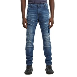 дънки,мъжки,панталони,g,star,airblaze,3d,skinny,jeans,antique,faded,rainstorm,destroyed,(blue)