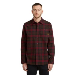 Карирана риза G-Star Bristum 2.0 Slim long sleeve shirt - Red (Port Red Toby Check) карирана,риза,мъжки,ризи,g,star,bristum,2.0,slim,long,sleeve,shirt,red,(port,red,toby,check)