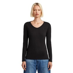 тениска,мъжки,тениски,дамски,тениски,g,star,core,eyben,slim,long,sleeve,t,shirt,black,(dark,black)