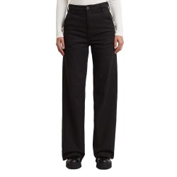 Панталони тип чино G-Star Deck 2.0 High Loose chino pants - Black (Dark Black GD) панталони,тип,чино,дамски,панталони,g,star,deck,2.0,high,loose,chino,pants,black,(dark,black,gd)