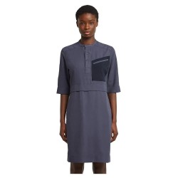 Рокля G-Star Dungaree short sleeve dress - Grey (Dark Brick GD) рокля,дамски,поли,и,рокли,g,star,dungaree,short,sleeve,dress,grey,(dark,brick,gd)