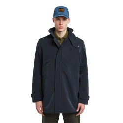 Палто G-Star Garber Unpadded trench coat - Blue (Salute / Dark Black) палто,мъжки,якета,g,star,garber,unpadded,trench,coat,blue,(salute,dark,black)