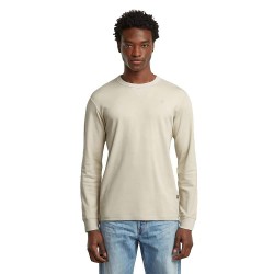 Тениска G-Star Nifous long sleeve T-shirt - Beige (Whitebait) тениска,мъжки,тениски,g,star,nifous,long,sleeve,t,shirt,beige,(whitebait)