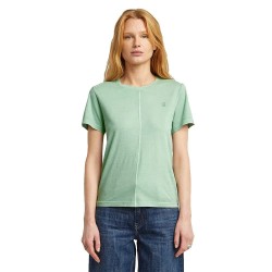 Тениска G-Star Overdyed Front Seam short sleeve T-shirt - Green (Granite Green GD) тениска,дамски,тениски,g,star,overdyed,front,seam,short,sleeve,t,shirt,green,(granite,green,gd)