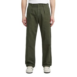 Панталони тип чино G-Star Pleated Relaxed chino pants - Asfalt GD (Green) панталони,тип,чино,мъжки,панталони,g,star,pleated,relaxed,chino,pants,asfalt,gd,(green)