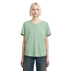 Тениска G-Star Rolled Up Sl Boyfriend short sleeve T-shirt - Green (Granite Green) тениска,дамски,тениски,g,star,rolled,up,sl,boyfriend,short,sleeve,t,shirt,green,(granite,green)