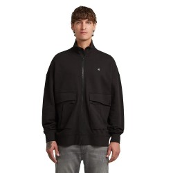 блуза,мъжки,пуловери,g,star,rovic,loose,full,zip,sweatshirt,dark,black,(black)