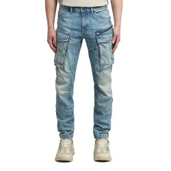 Дънки G-Star Rovic Zip 3D Regular Tapered Denim jeans - Blue (Vintage Cumulus Blue) дънки,мъжки,панталони,g,star,rovic,zip,3d,regular,tapered,denim,jeans,blue,(vintage,cumulus,blue)
