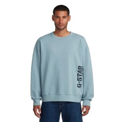Блуза G-Star Sprayed 89 Loose sweatshirt - Blue (Ash Blue) блуза,мъжки,пуловери,g,star,sprayed,89,loose,sweatshirt,blue,(ash,blue)