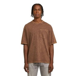 Тениска G-Star Washed Pocket short sleeve T-shirt - Brown (Potting Soil Smokey GD) тениска,мъжки,тениски,g,star,washed,pocket,short,sleeve,t,shirt,brown,(potting,soil,smokey,gd)