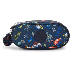канцеларски,принадлежности,kipling,duobox,pencil,case,space,game,(blue)