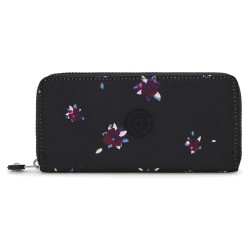 портфейли,и,портмонета,kipling,money,world,wallet,night,flower,(black)