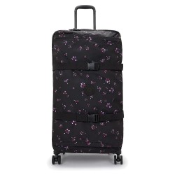 куфари,kipling,spontaneous,l,101l,trolley,bag,night,flower,(black)