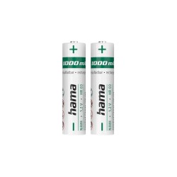 батерии,hama,aaa,ni,mh,rechargeable,battery,1000mah,1.2v,clear,(white)