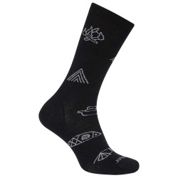 чорапи,мъжки,чорапи,icebreaker,merino,lifestyle,ultralight,camp,essentials,crew,socks,black,alloy,(black)