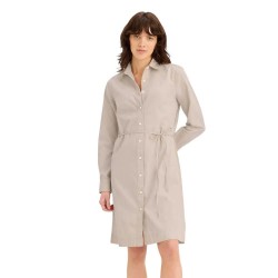 риза,с,дълъг,ръкав,дамски,поли,и,рокли,dockers,midi,shirt,long,sleeve,dress,beige,(sahara,khaki)