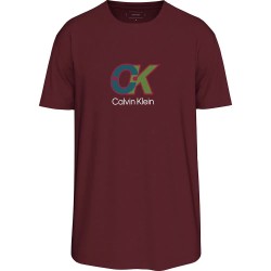 тениска,мъжки,тениски,calvin,klein,lv04rd821g,short,sleeve,t,shirt,renaissance,red,(purple)