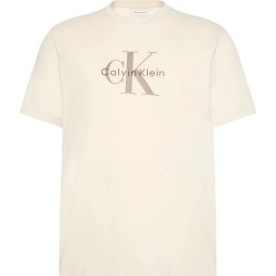 тениска,мъжки,тениски,calvin,klein,jeans,lv04rb862g,short,sleeve,t,shirt,chalk,(beige)