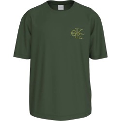 тениска,мъжки,тениски,calvin,klein,jeans,lv04rc856g,short,sleeve,t,shirt,sycamore,(green)