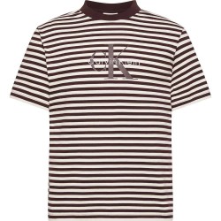 тениска,мъжки,тениски,calvin,klein,jeans,lv04rd204g,short,sleeve,t,shirt,moroccan,brown,(brown)